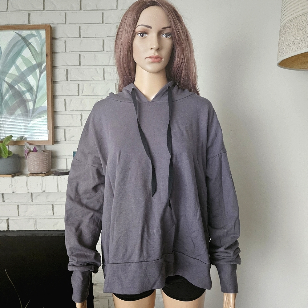DAUB  Bamboo Hoodie Gray Sweatshirt Pullover Very Soft